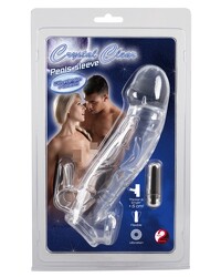 Crystal Skin: Vibro-Penishülle, transparent